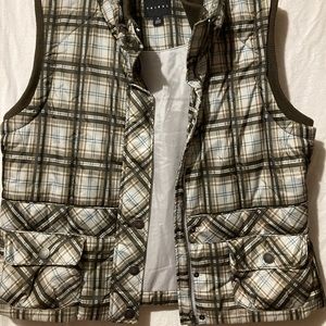 Tribal size 16 Plaid Vest